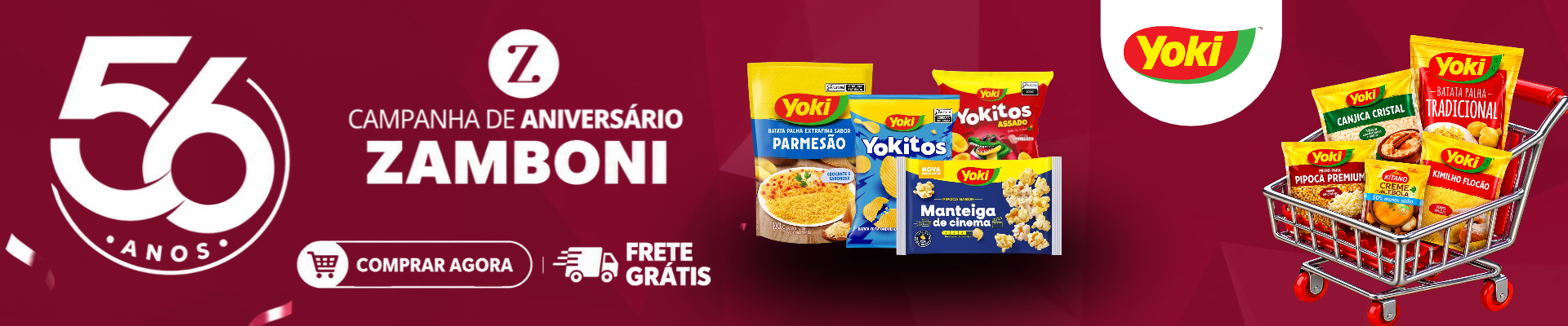 Aniversário 56 Anos Zamboni - Yoki
