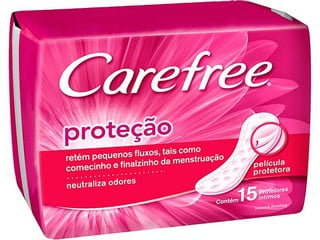 PROTETOR DIÁRIO SEM ABAS CAREFREE C/15 ORIGINAL COM PERFUME