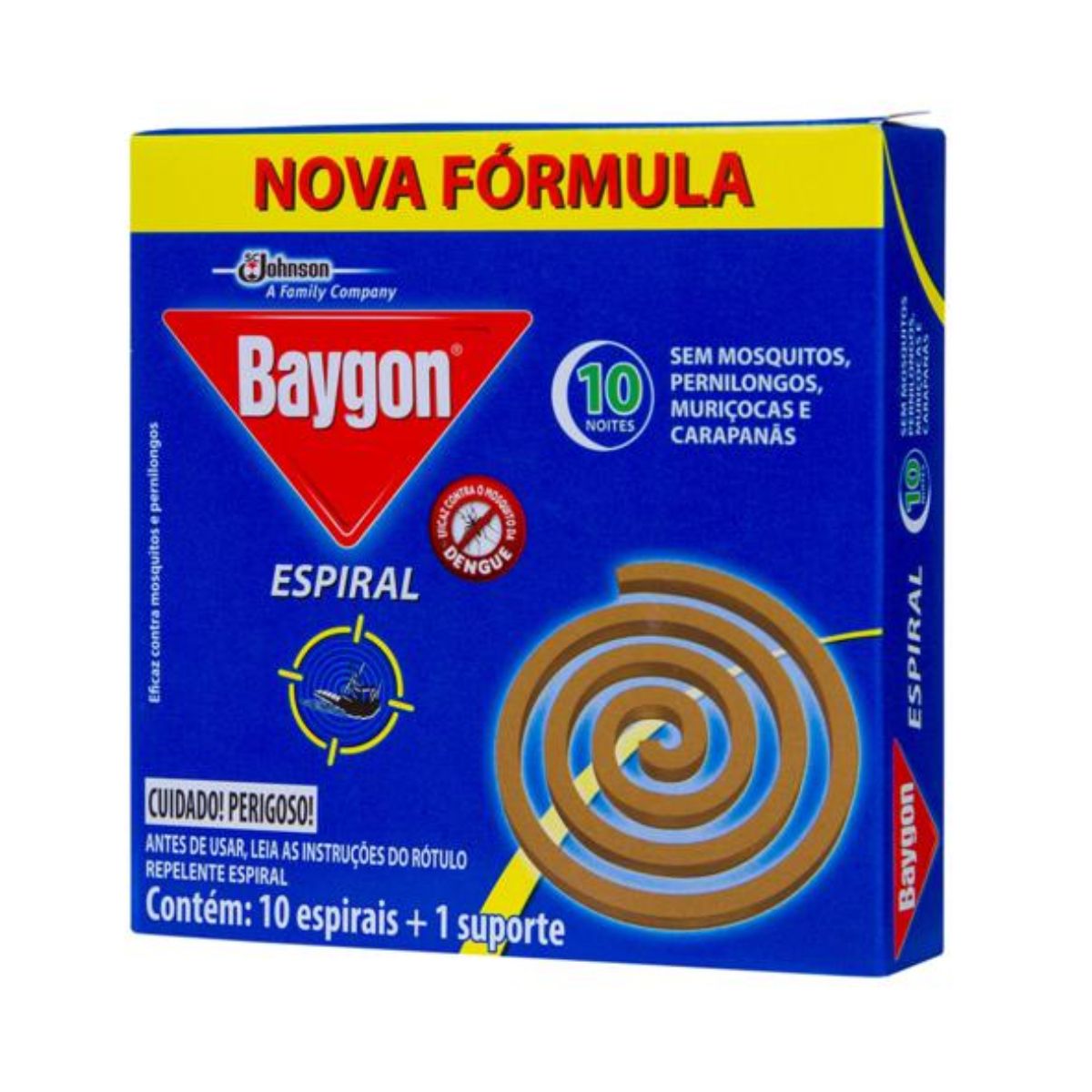 INSETICIDA ESPIRAL BAYGON C/10 10G CADA
