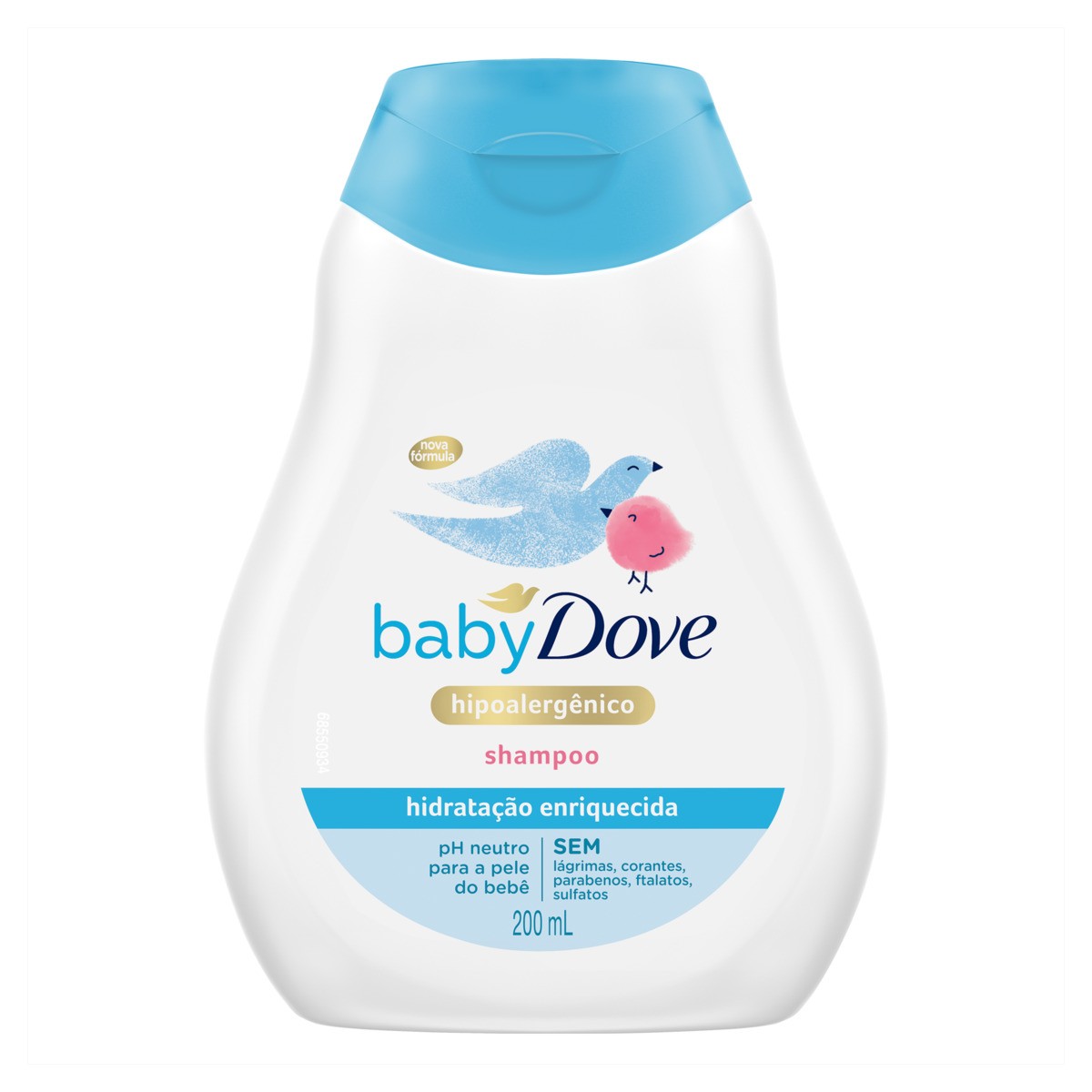 SHAMPOO INFANTIL DOVE BABY HIDRATAÇÃO ENRIQUECIDA 200ML