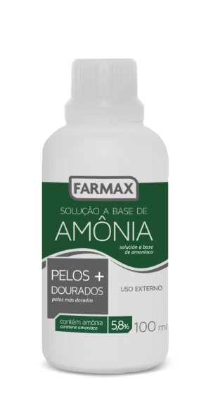 SOLUÇÃO À BASE DE AMÔNIA FARMAX 100ML