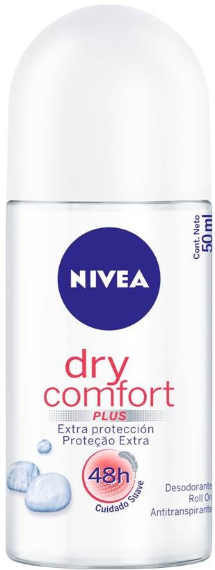 DESODORANTE ROLL-ON NIVEA FEMININO DRY COMFORT 50ML