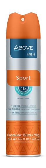 DESODORANTE AERO ANTITRANSPIRANTE ABOVE SPORT 90G