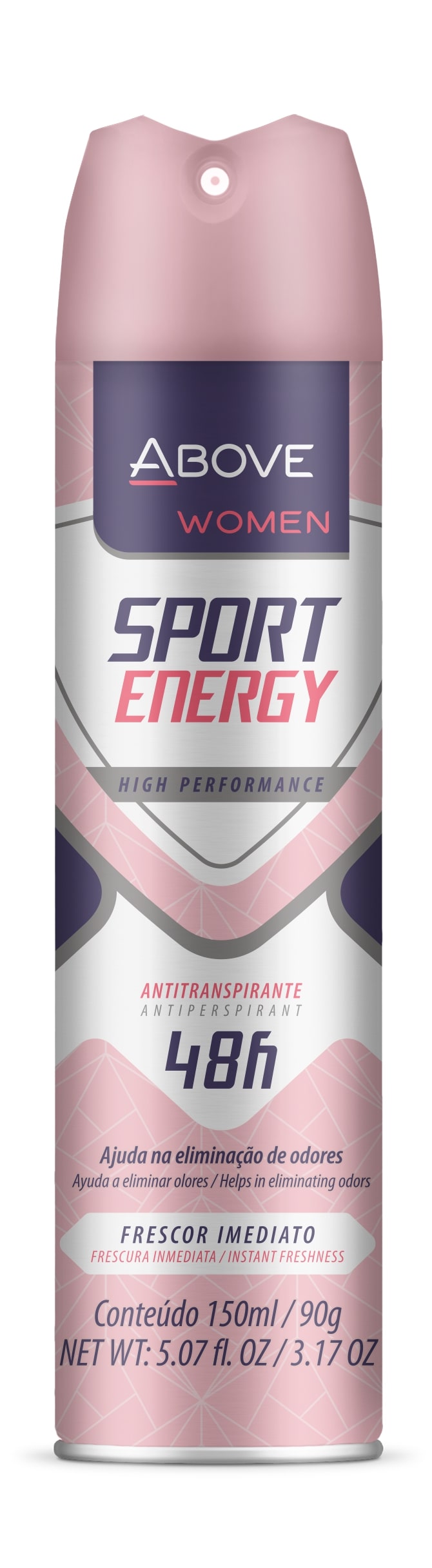 DESODORANTE AERO ANTITRANSPIRANTE ABOVE SPORT ENERGY WOMEN 90G