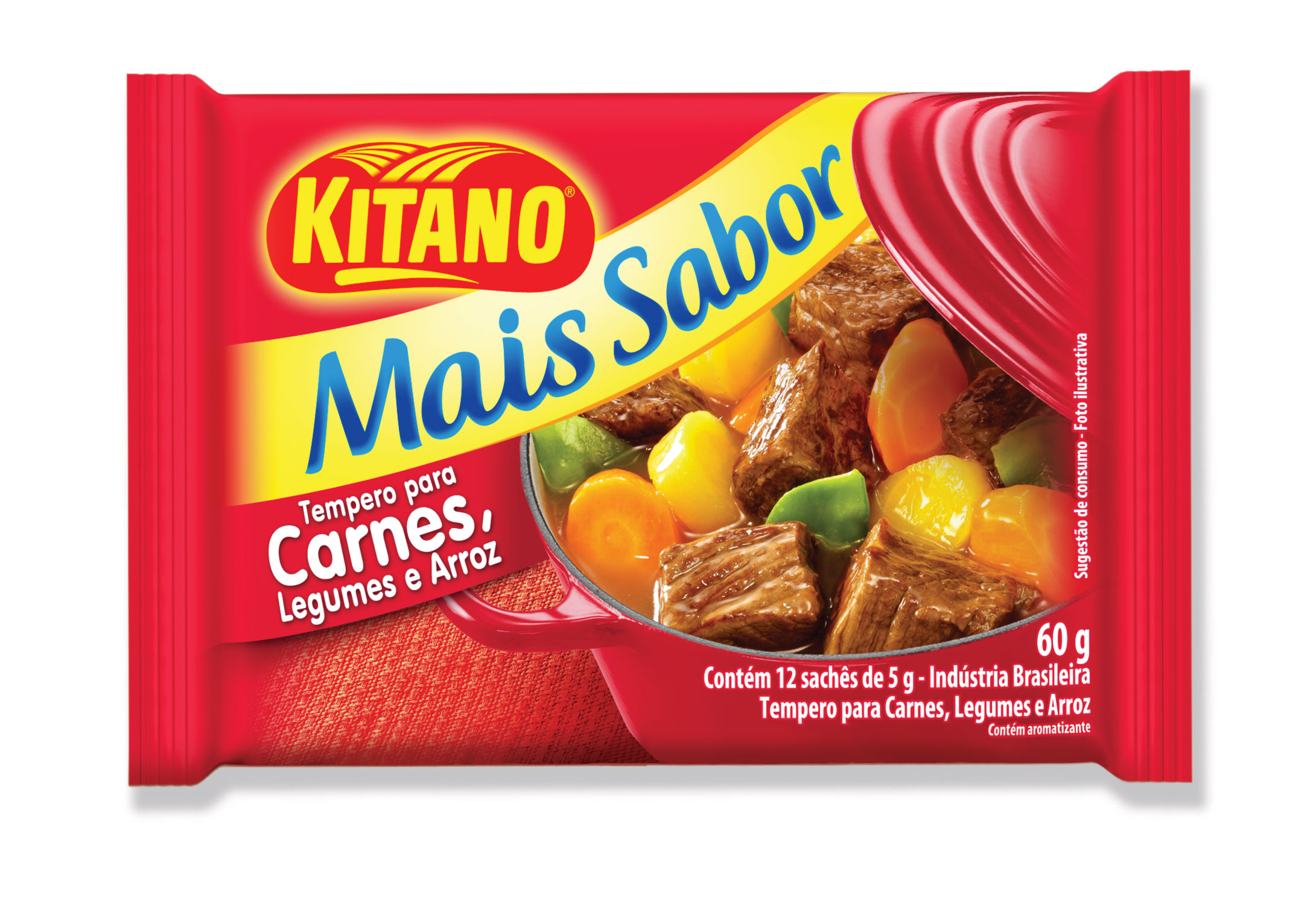 TEMPERO EM PÓ MAIS SABOR 60GR CARNES