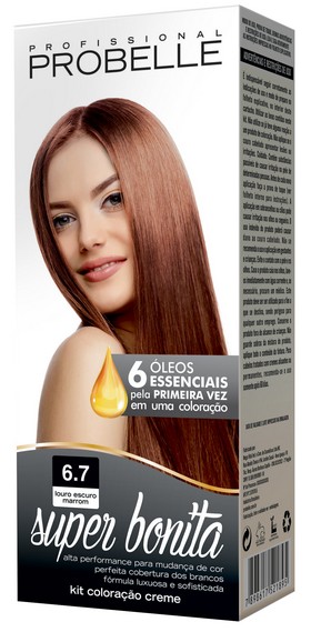 COLORAÇÃO SUPER BONITA 6.7 * LOURO ESCURO MARROM