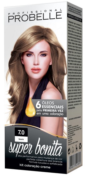 COLORAÇÃO SUPER BONITA 7.0 * LOURO MÉDIO