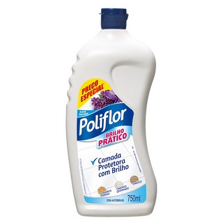 CERA POLIFLOR BRILHO PRAT INC 750ML 30% DESC