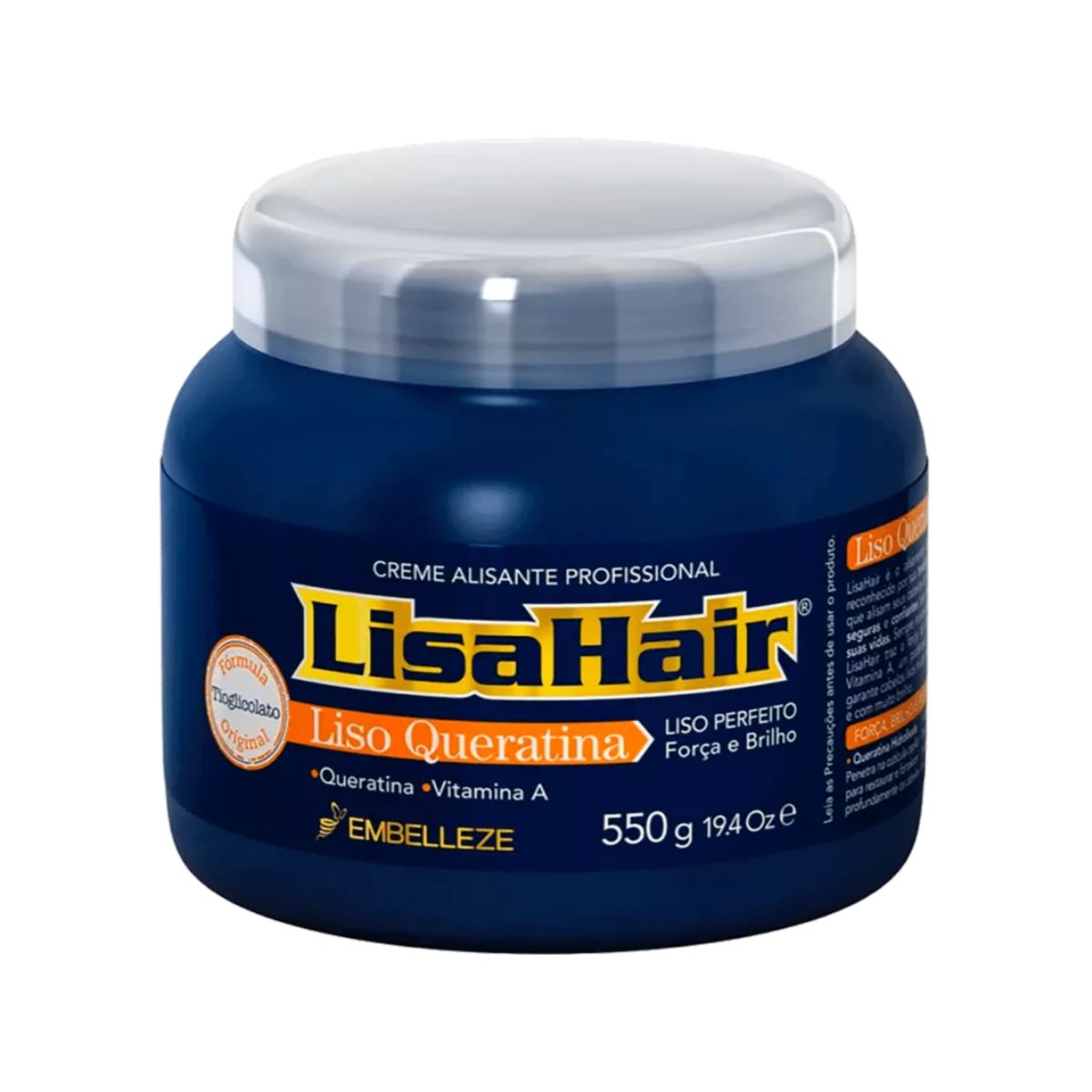 ALISANTE CAPILAR LISA HAIR PROFISSIONAL 550G