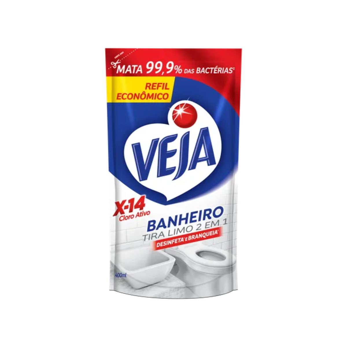 REFIL VEJA X14 TIRA LIMO DOYPACK 400ML