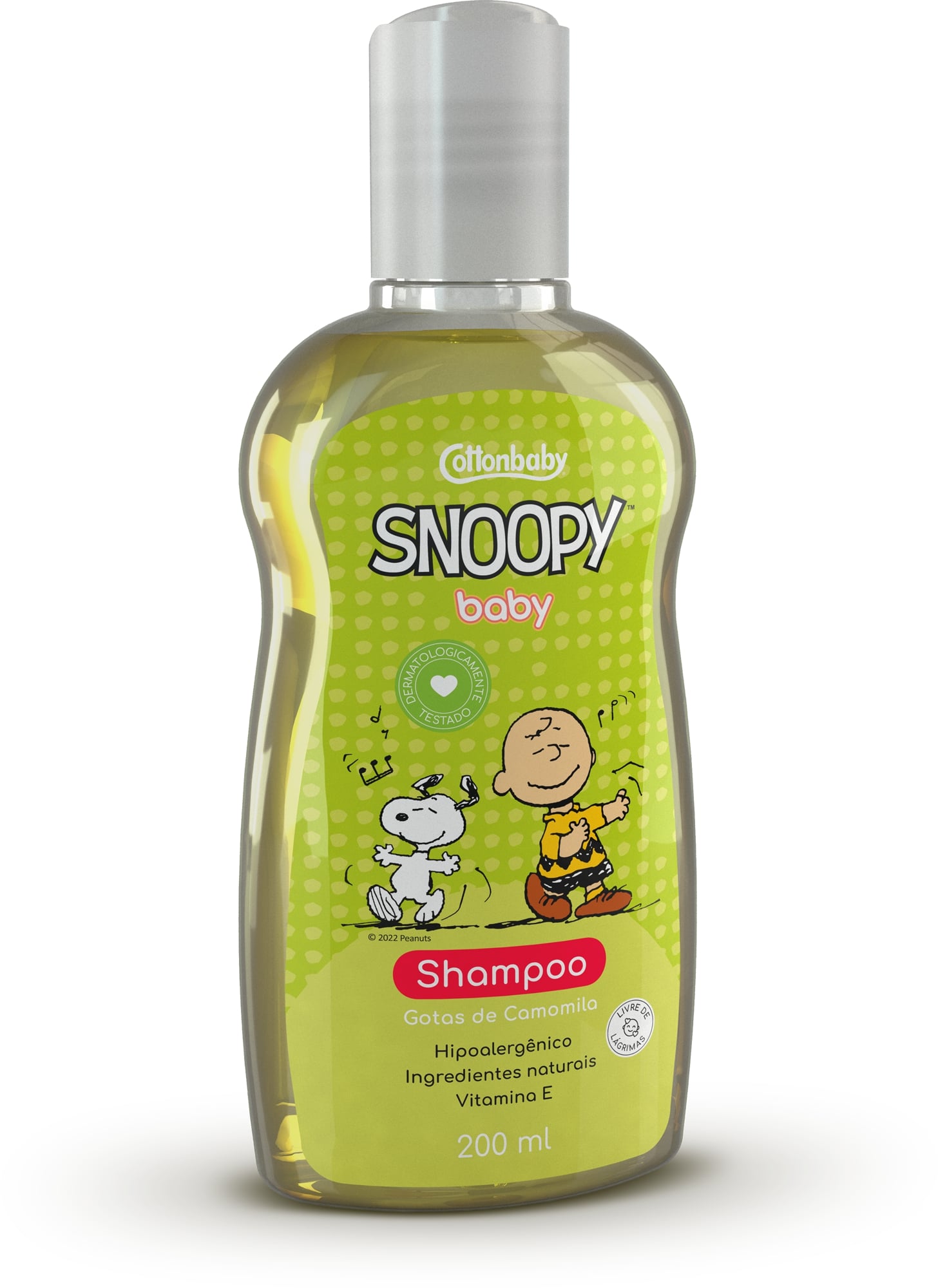 SHAMPOO COTTONBABY SNOOPY BABY GOTAS DE CAMOMILA 12X200ML