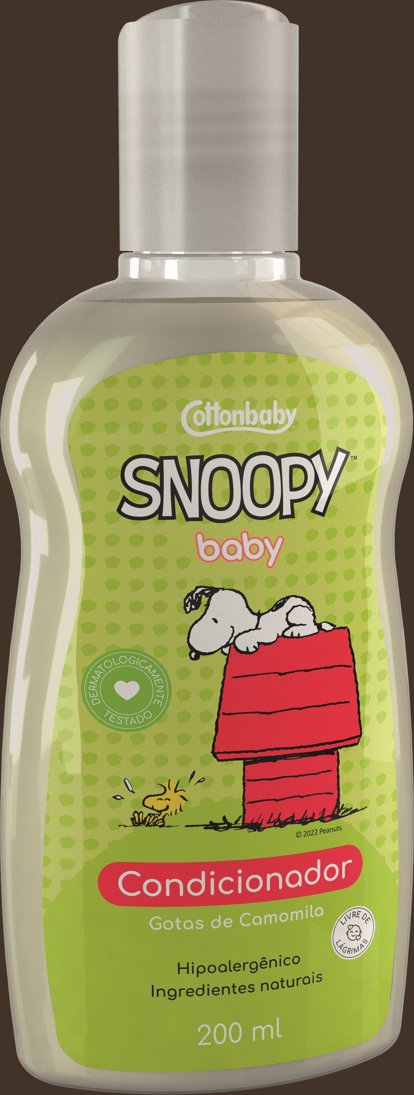 CONDICIONADOR COTTONBABY SNOOPY BABY GOTAS DE CAMOMILA 12X200ML