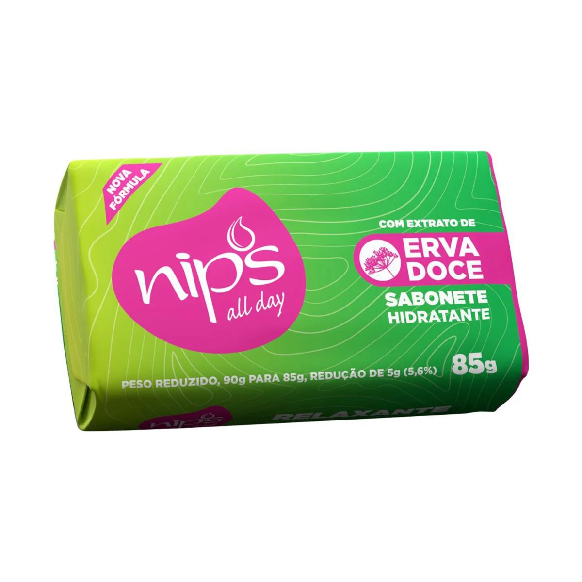 SABONETE BARRA NIPS ALL DAY ERVA DOCE 85G