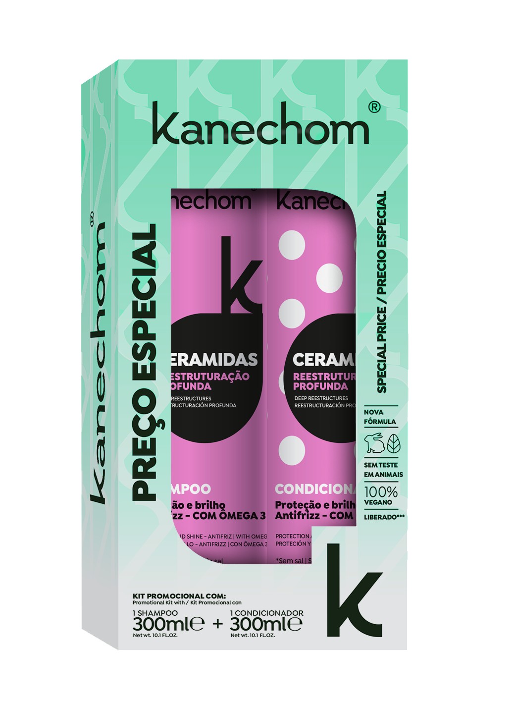 PROMOPACK CERAMIDAS KANECHOM SH+COND 6X600ML