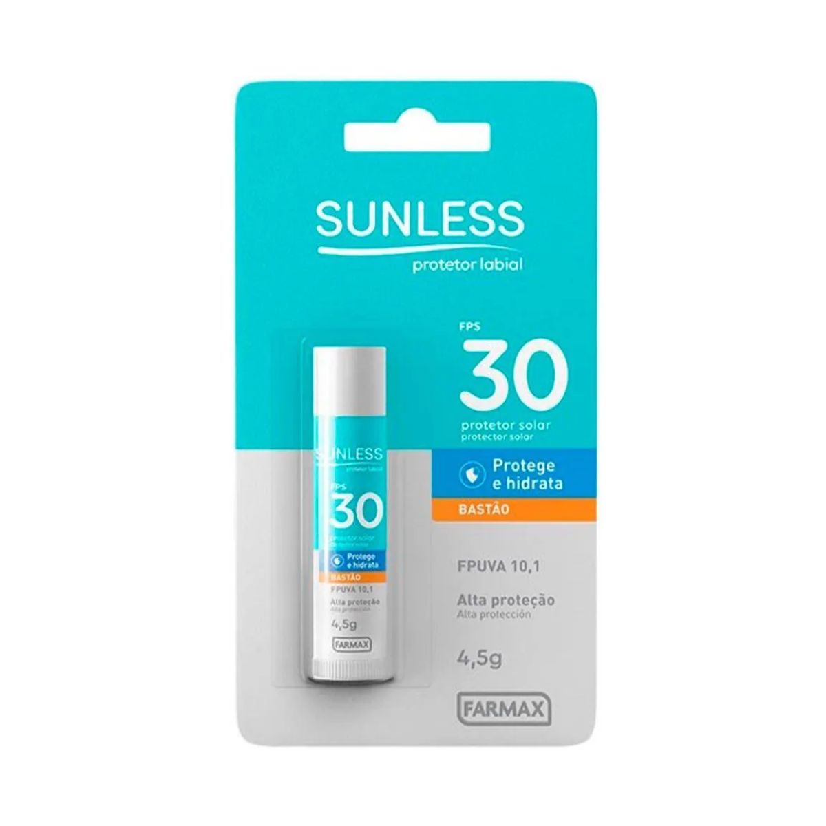 PROTETOR LABIAL SUNLESS FPS 30 BASTÃO 4,5G (12)