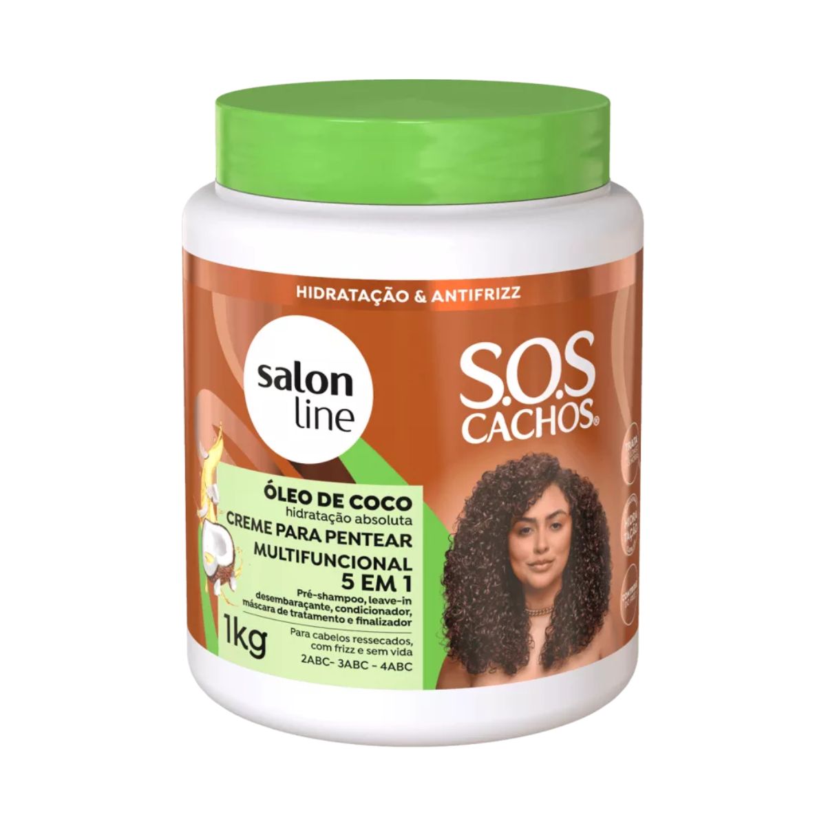 SOS CREME PENTEAR CONDICIONADOR 5 EM 1 OLEO DE COCO 1KG