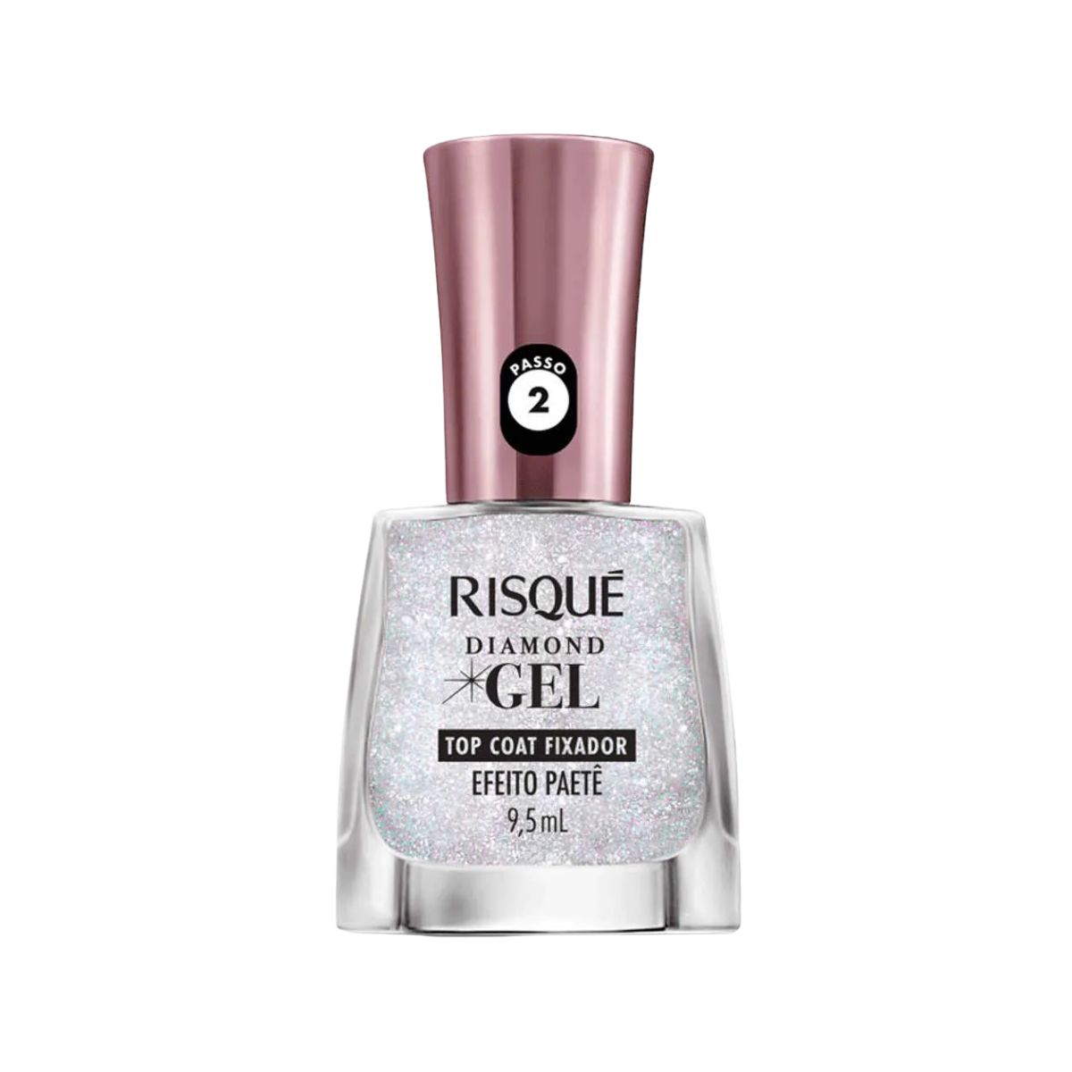 RISQUE DG TOP COAT EFEITO PAETE 9,5ML