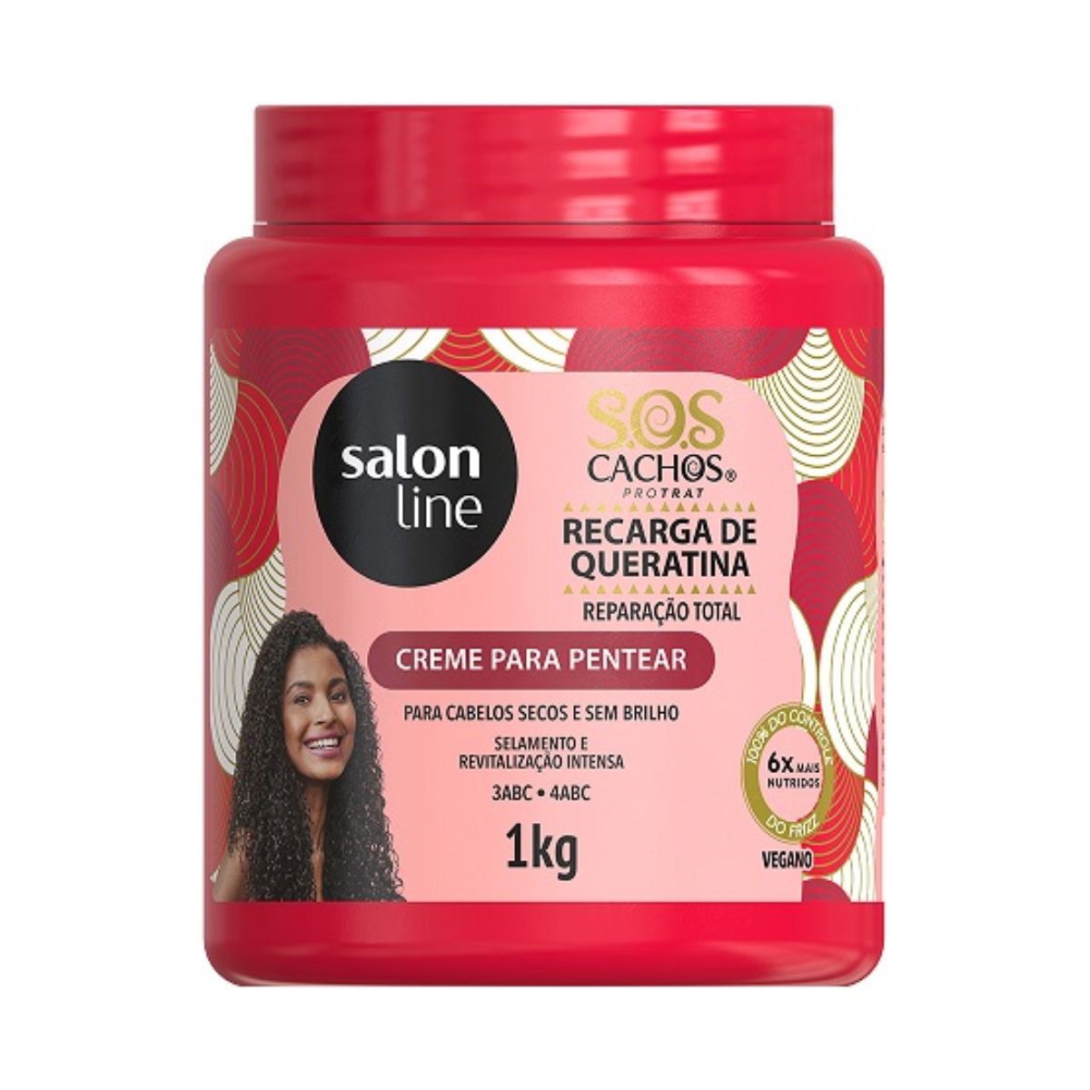 SOS CREME PENTEAR CONDICIONADOR RECARGA QUERATINA REPARACAO TOTAL 1KG
