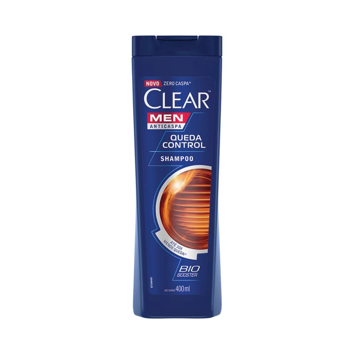 SHAMPOO ANTICASPA CLEAR MEN QUEDA CONTROL FRASCO 400ML