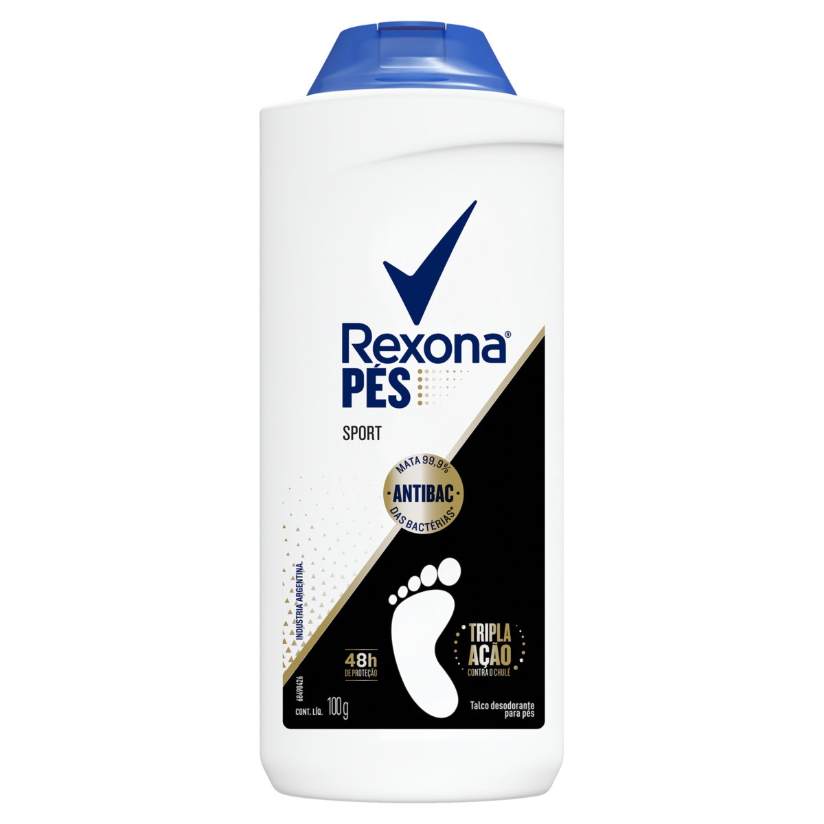 TALCO DESODORANTE REXONA SPORT FRASCO 100G