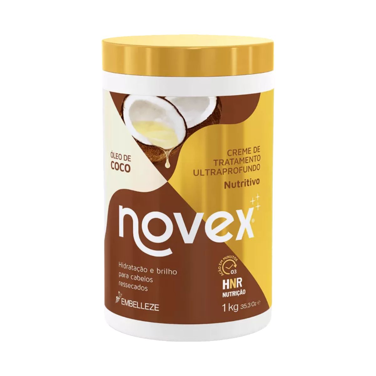 CREME DE TRATAMENTO NOVEX ÓLEO DE COCO 1KG