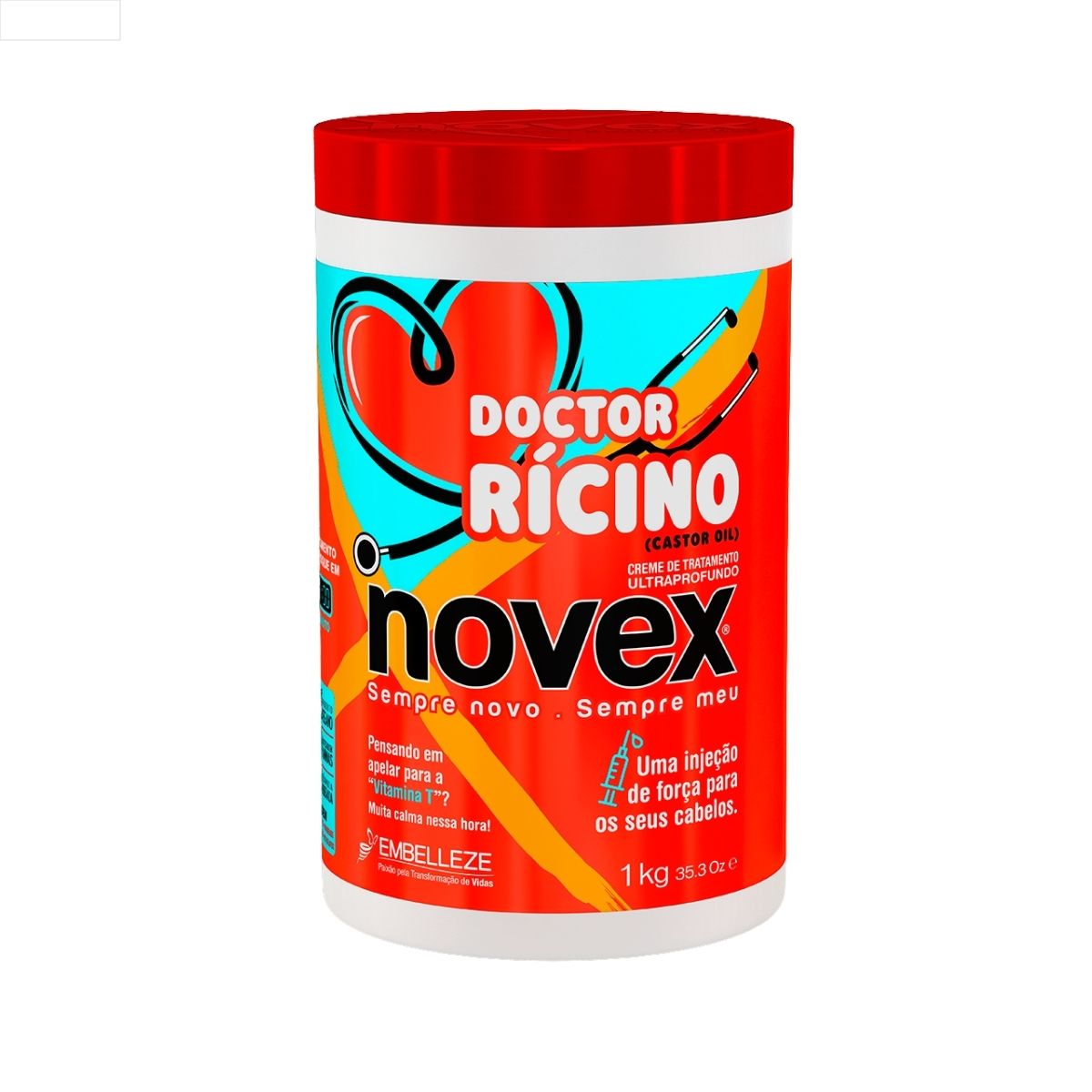 CREME DE TRATAMENTO NOVEX DOCTOR RÍCINO 1KG