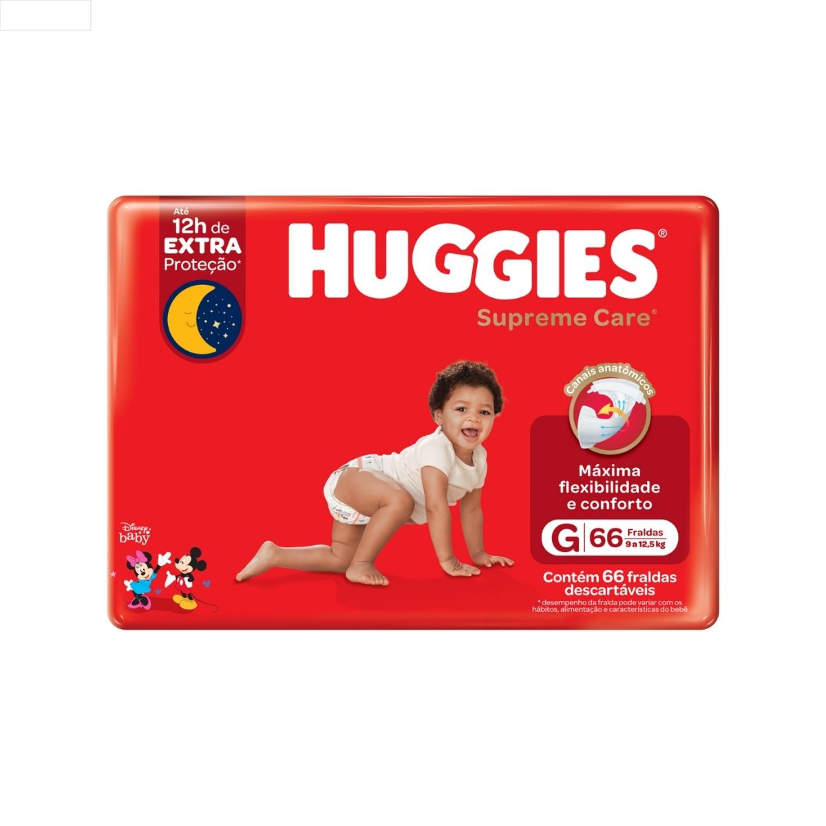 FR HUGGIES SUPREME CARE ABERTA HIPER G 66UN(3)