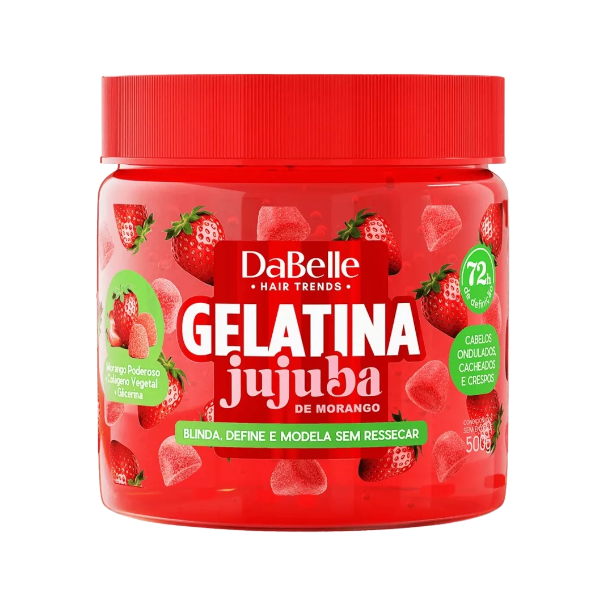 DABELLE GELATINA JUJUBA DE MORANGO 500G