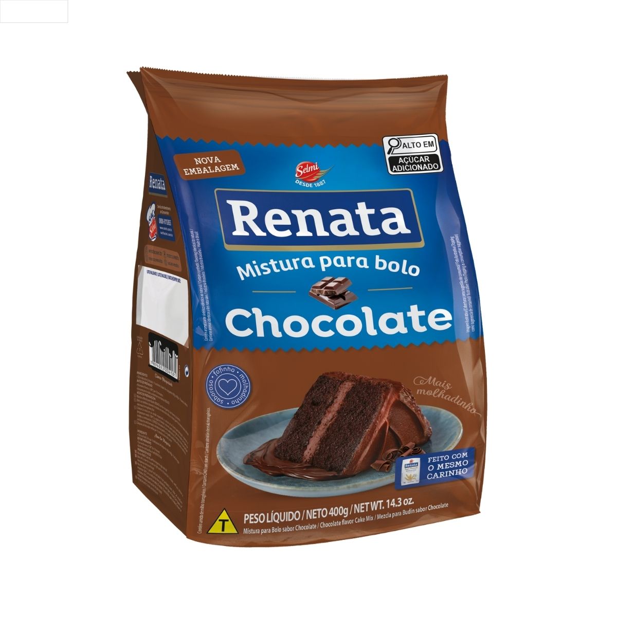 MISTURA  PARA BOLO RENATA CHOCOLATE 400GR