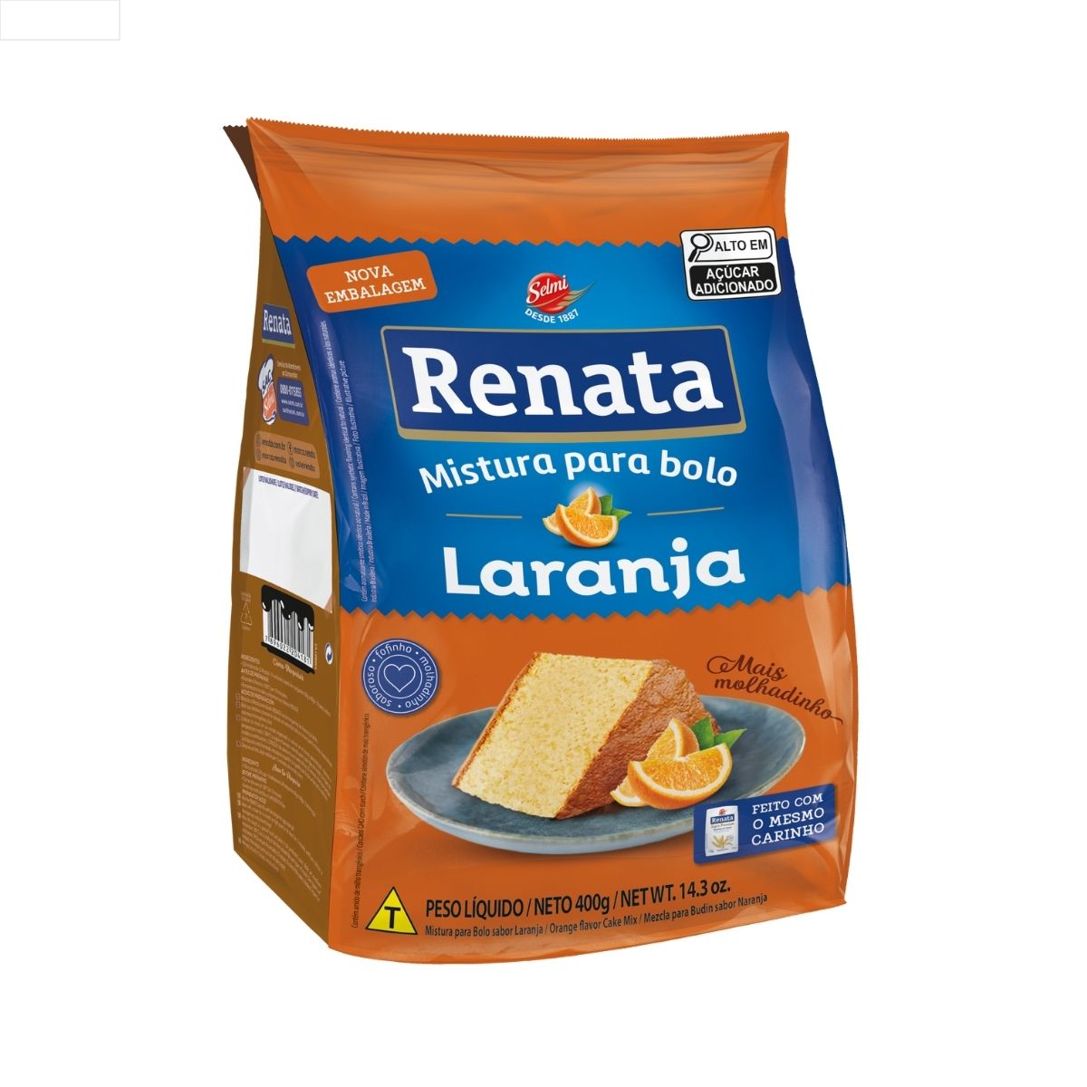 MISTURA  PARA BOLO RENATA LARANJA 400GR
