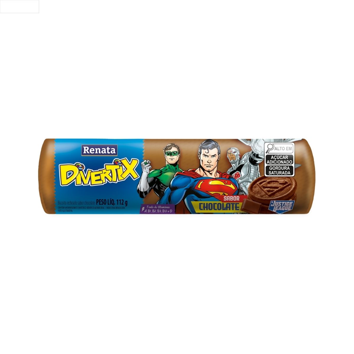 BISCOITO RENATA RECHEADO CHOCOLATE 112 GR