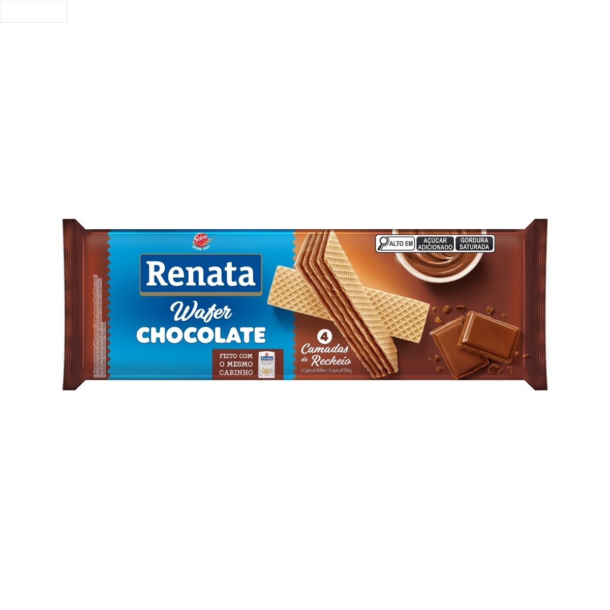 BISCOITO RENATA WAFER CHOCOLATE  115 GR