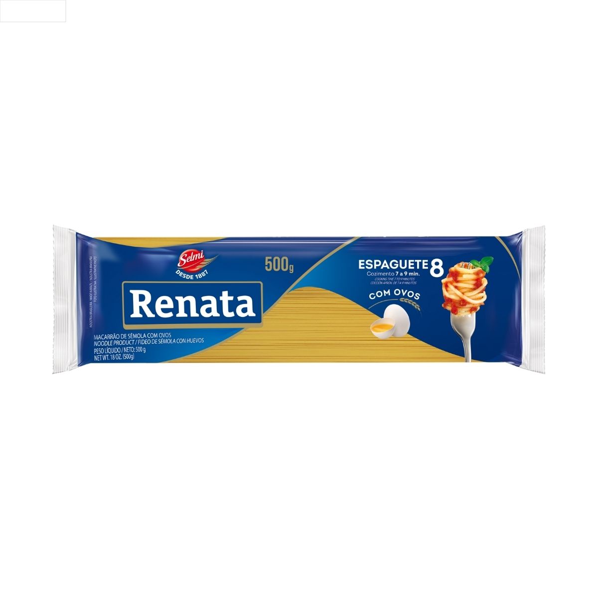 M.RENATAC/OVOS ESPAGUETE 500 GR