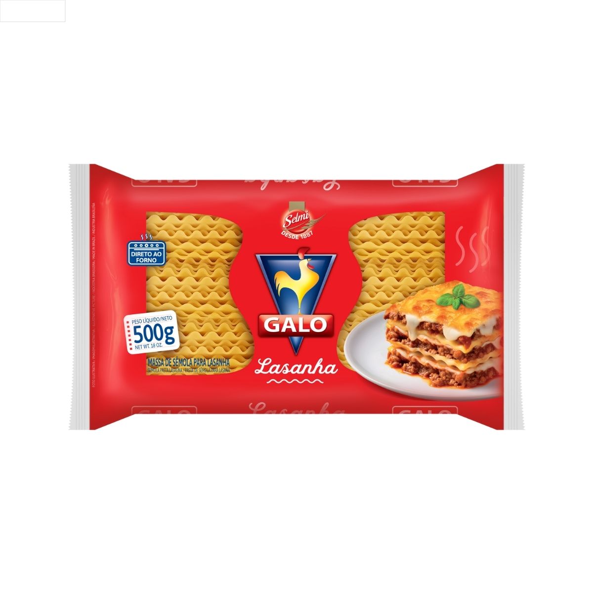 M.GALO SEMOLA LASANHA 500GR