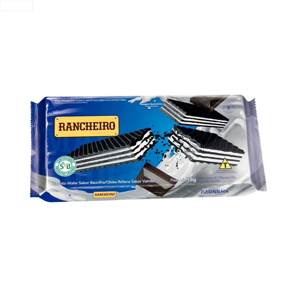 WAFER RANCHEIRO BAUNILHA