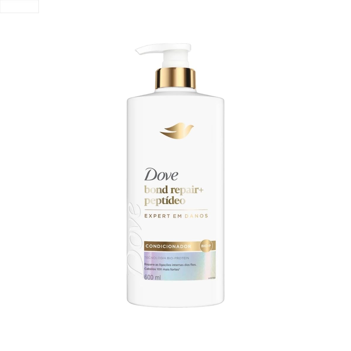 CONDICIONADOR DOVE BOND REPAIR + PEPTÍDEO FRASCO 600ML PUMP