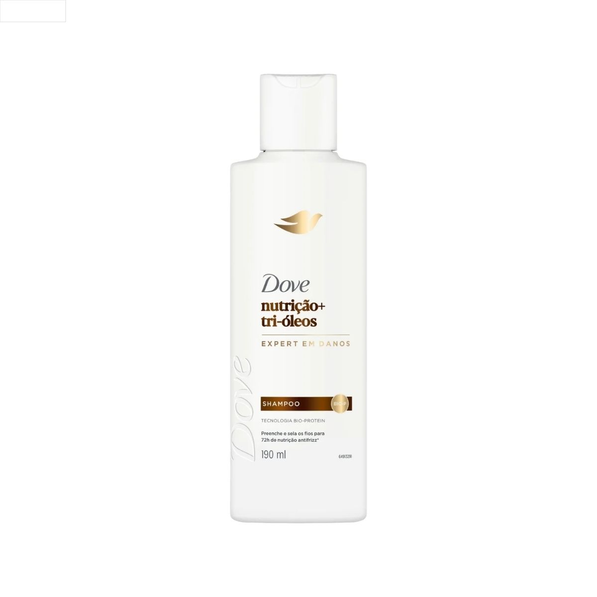 SHAMPOO DOVE NUTRIÇÃO + TRI-ÓLEOS FRASCO 190ML