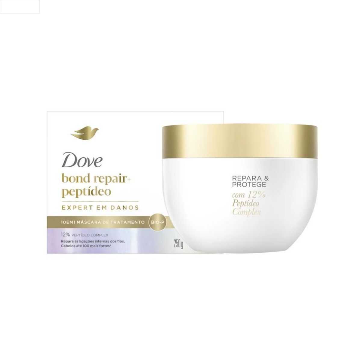 MÁSCARA DE TRATAMENTO DOVE BOND REPAIR + PEPTÍDEO CAIXA 250G