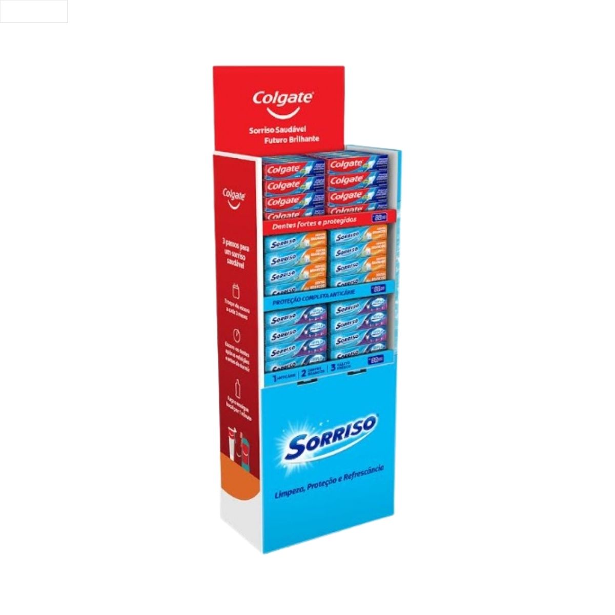 CREME DENTAL COLGATE MPA 90G DISPLAY CHAO + SDB 90G + TRP 70G