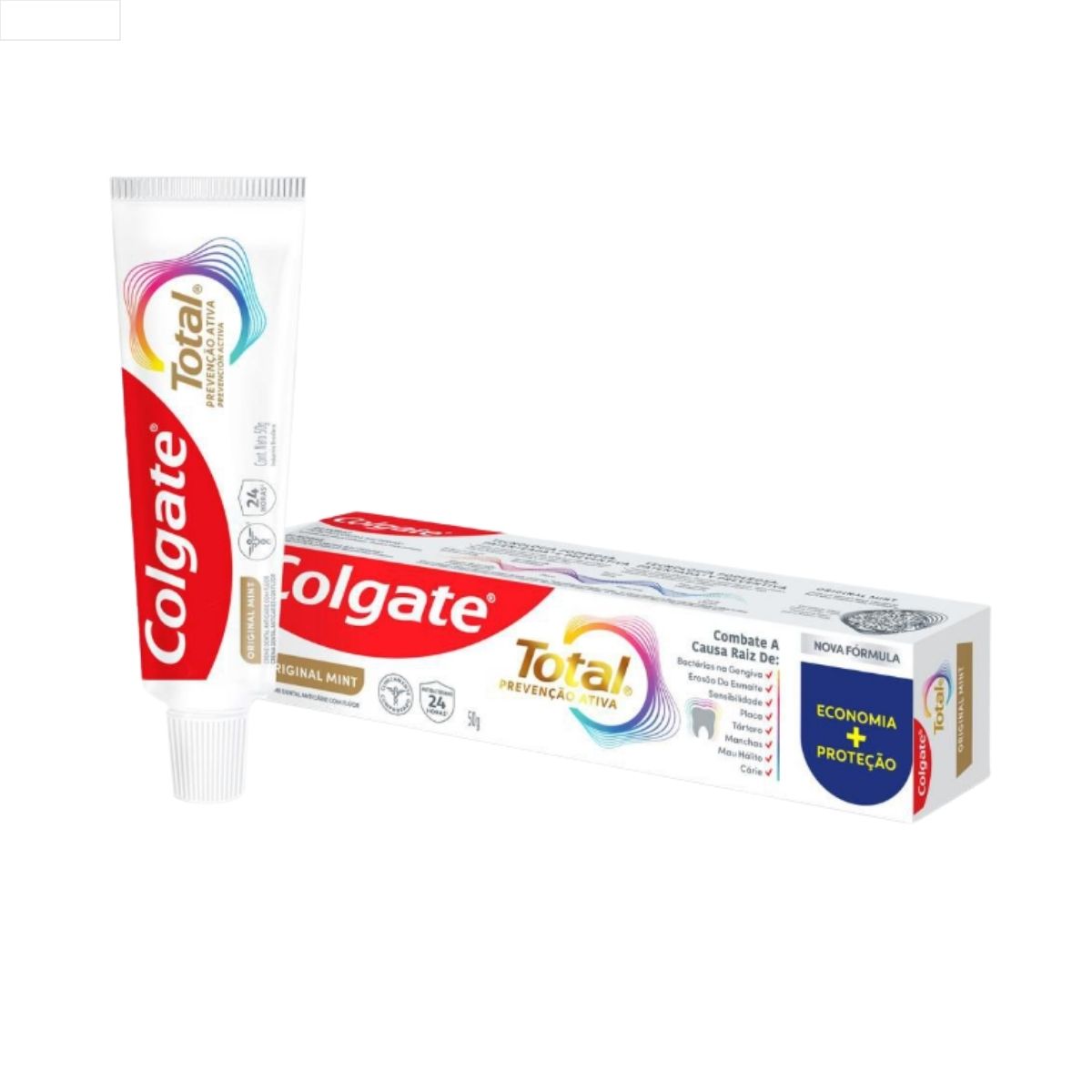 CREME DENTAL COLGATE TOTAL ORIGINAL MINT BISNAGA 50G
