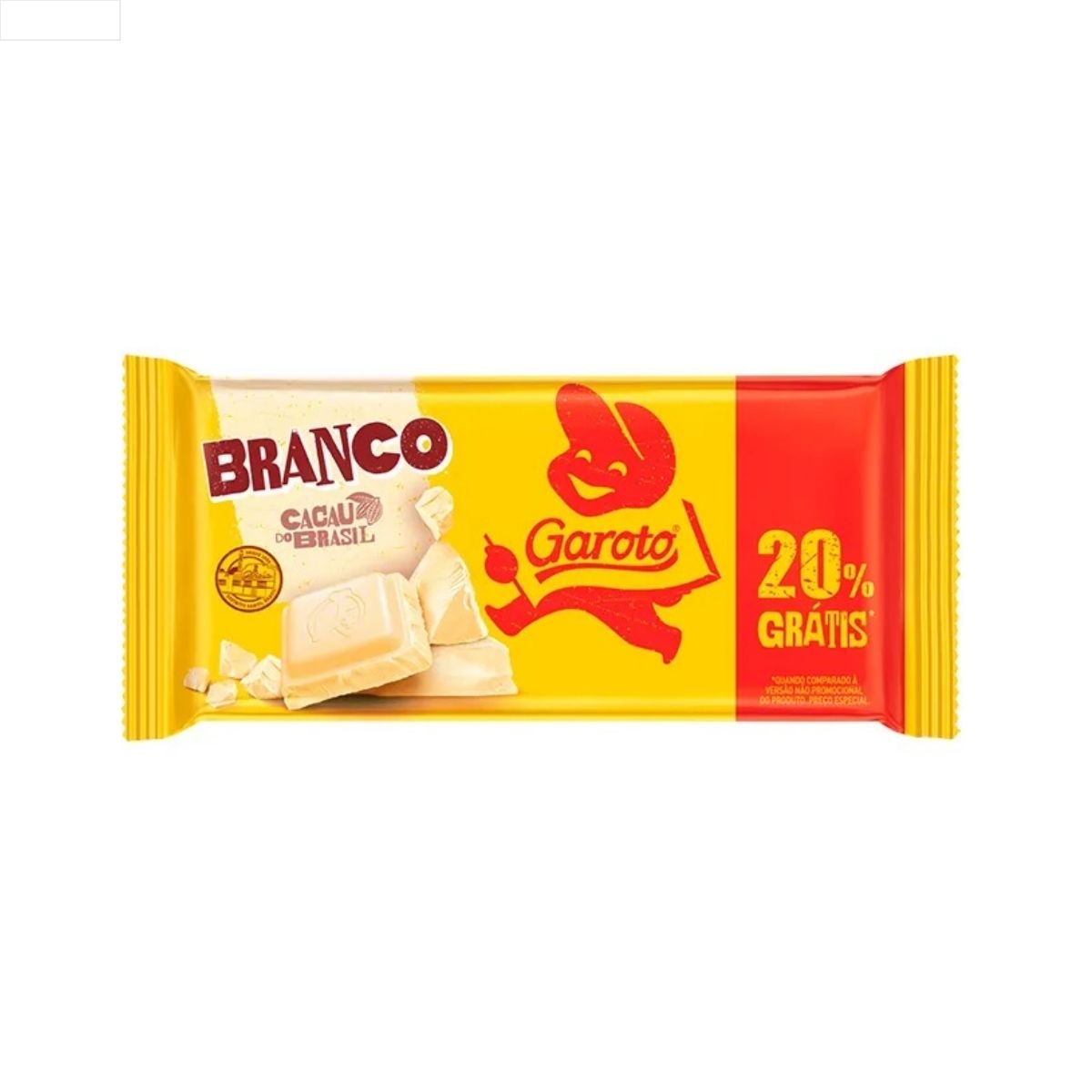CHOCOLATE GAROTO BRANCO 80G
