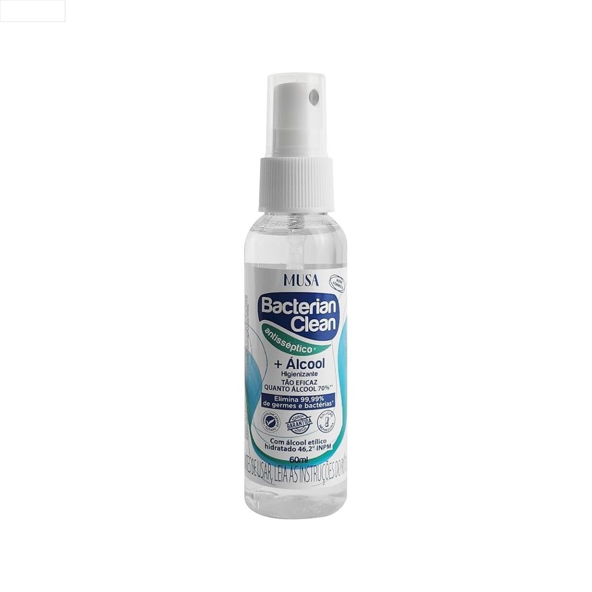 BACT. CLEAN ALCOOL 60ML SPRAY (BOLSO)