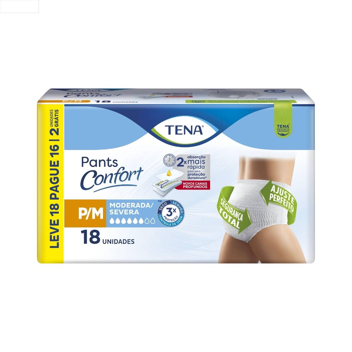 TENA PANTS CONFORT L18P16U X4 PM