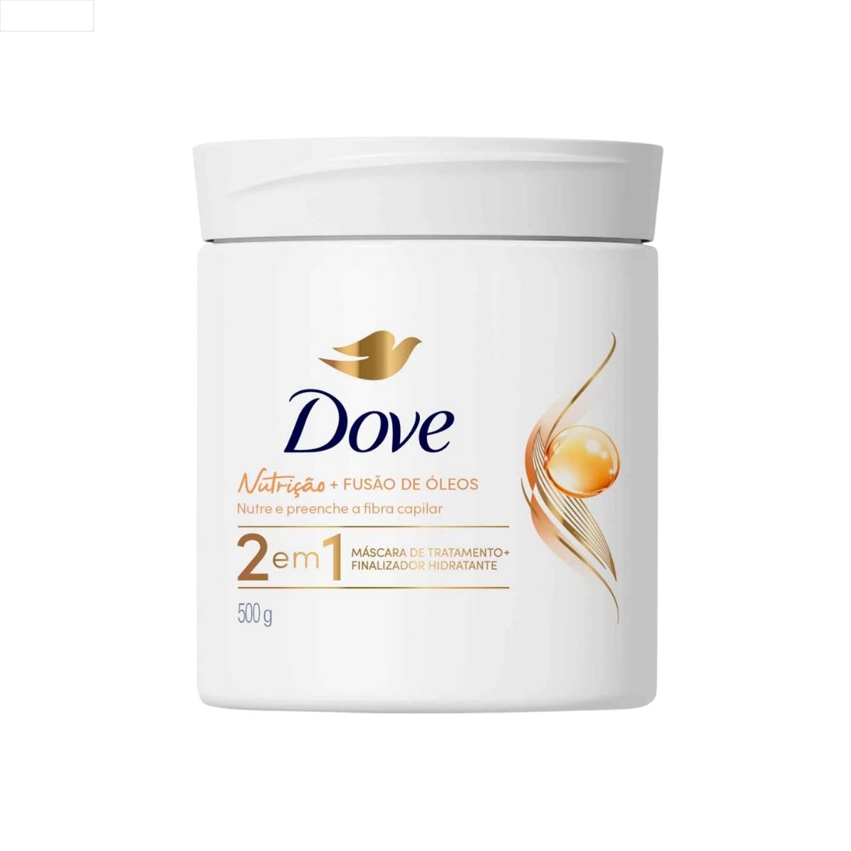 MÁSCARA 2 EM 1 DOVE NUTRIÇÃO + TRI-ÓLEOS POTE 500G