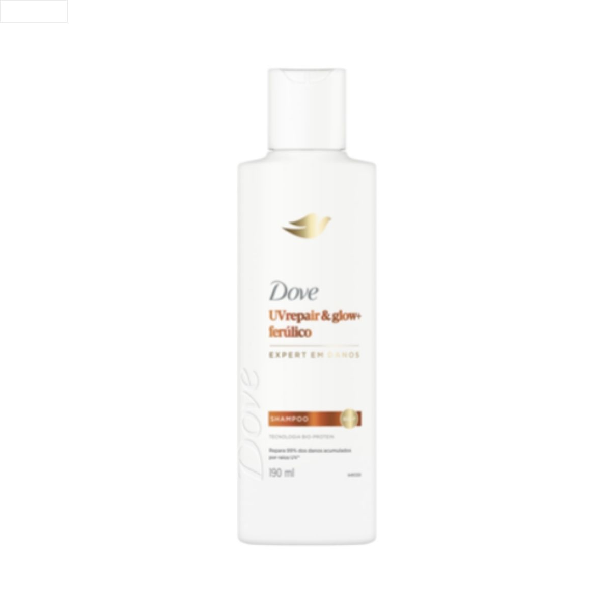 SHAMPOO DOVE UV REPAIR & GLOW + FERÚLICO FRASCO 190ML
