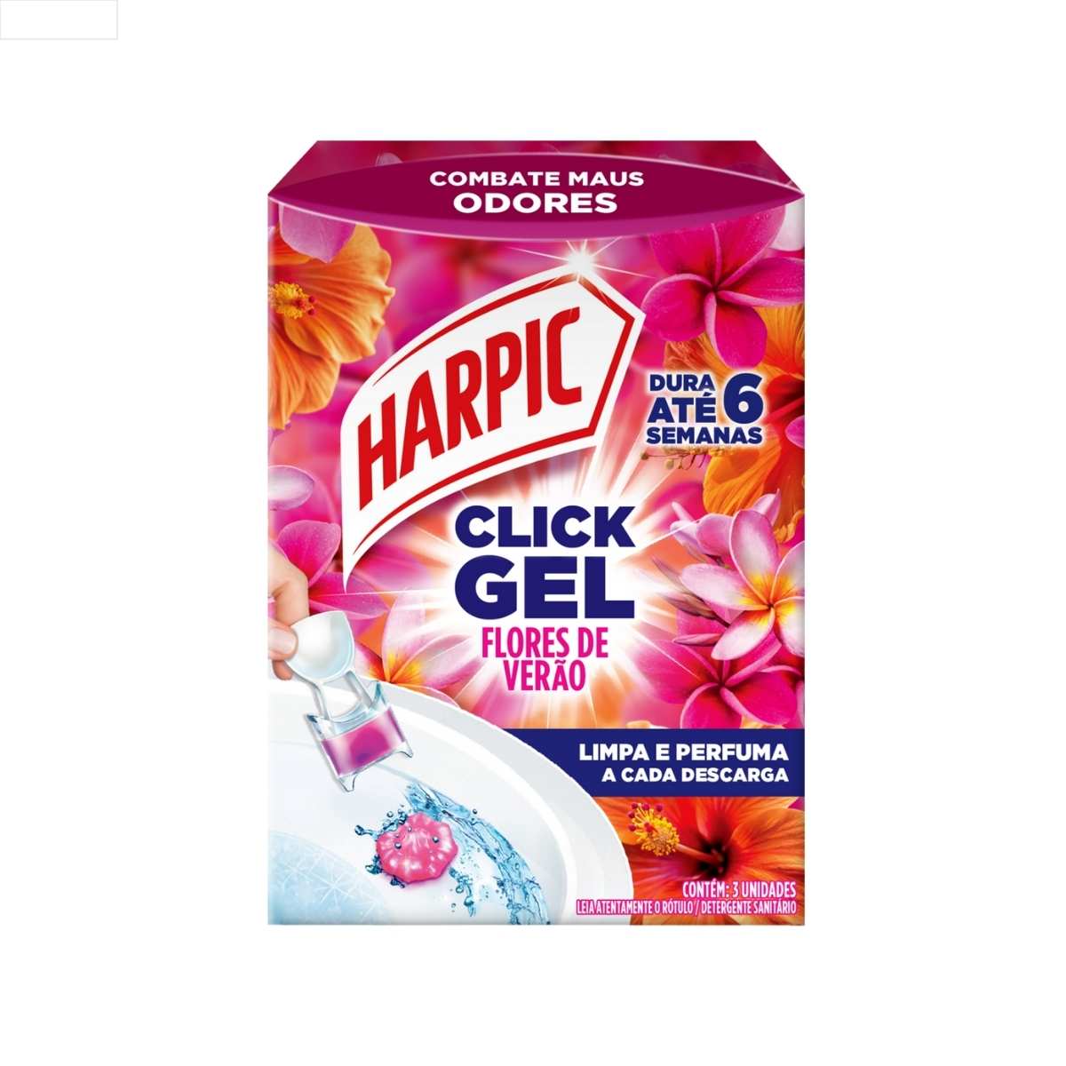 HARPIC CLICK GEL FLORES DE VERÃO