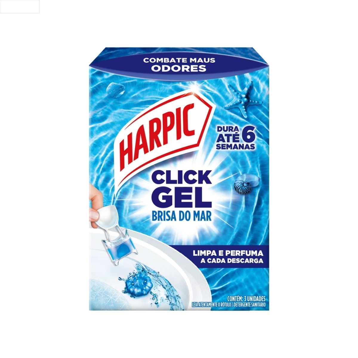 HARPIC CLICK GEL BRISA DO MAR