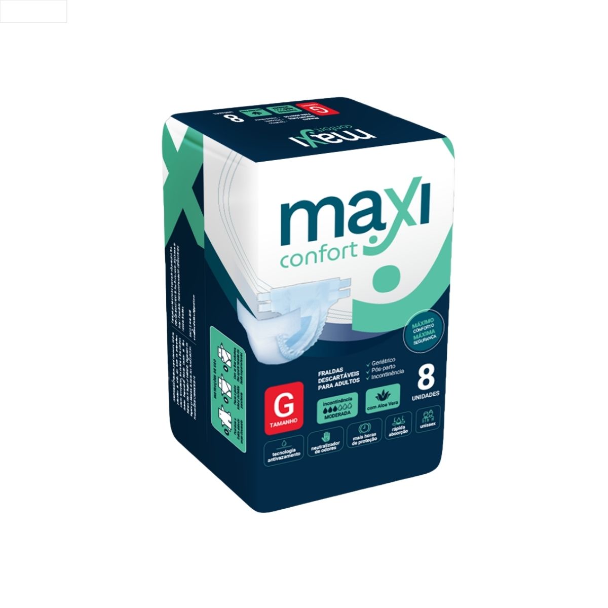 FRALDA MAXI CONFORT GRANDE COM 08