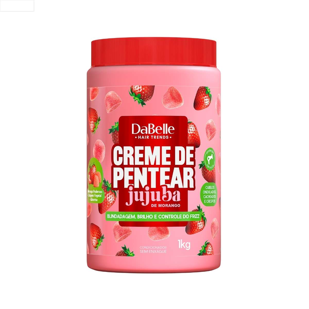 DABELLE CREME DE PENTEAR JUJUBA DE MORANGO 1KG CONDICIONADOR