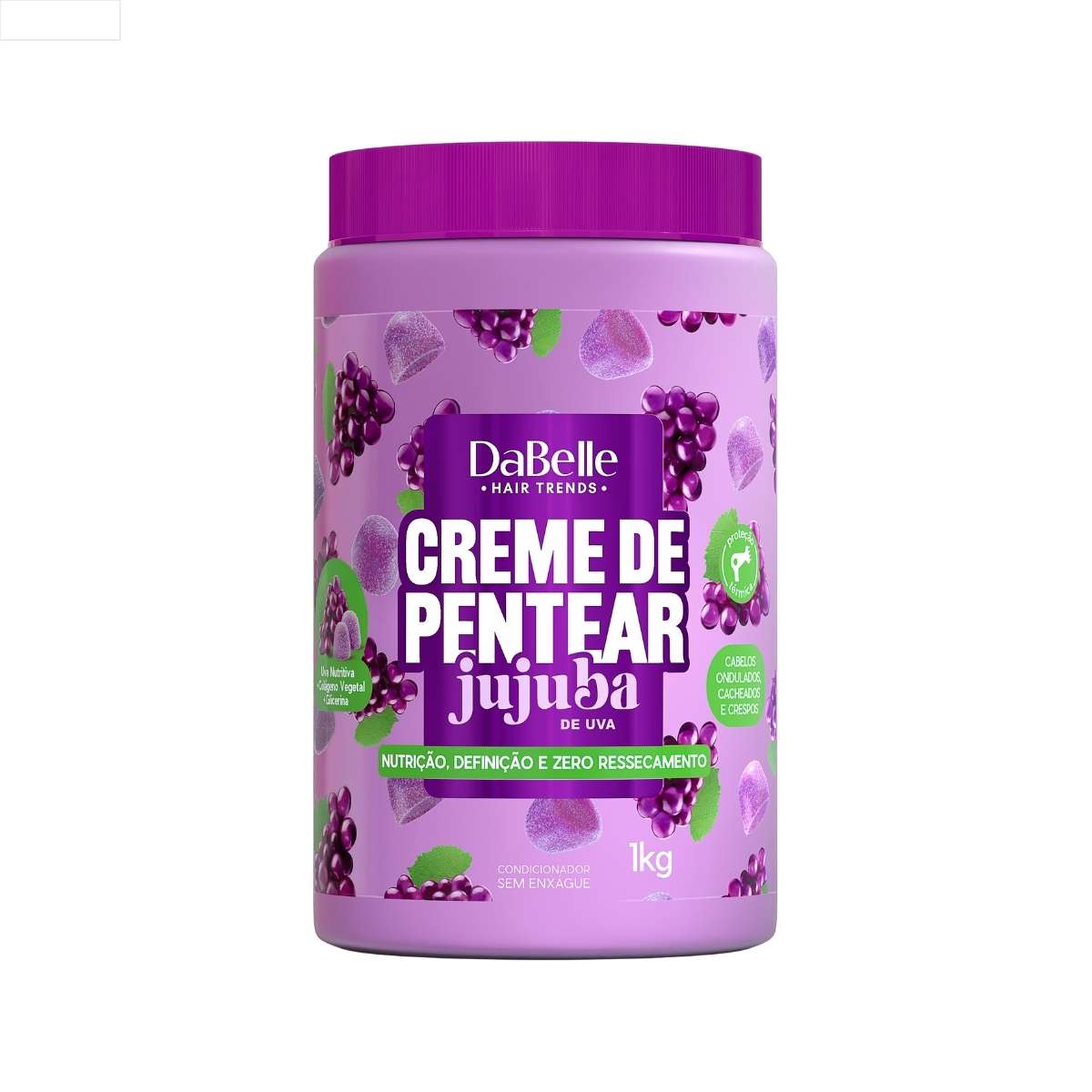 DABELLE CREME DE PENTEAR JUJUBA DE UVA 1KG CONDICIONADOR